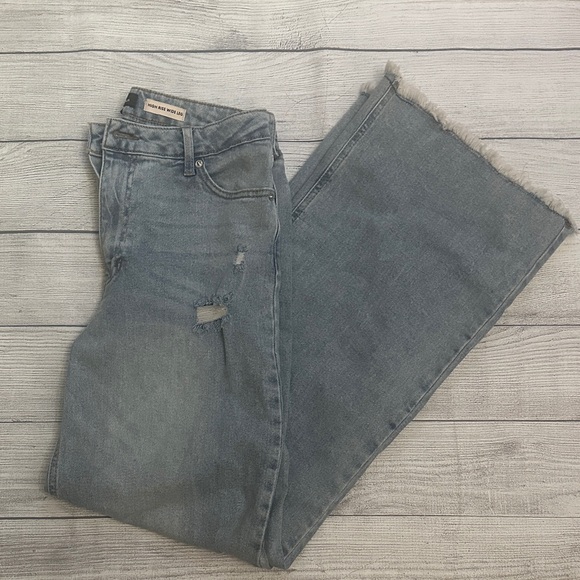 BCBGeneration Wide Leg High Rise Jeans 9 29 - Picture 2 of 5